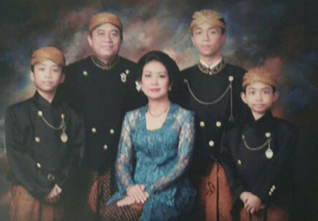 Johannes Verhelst en zijn gezin